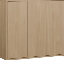 FORTE Schuhschrank »Alice Springs, Schuhschrank, Platz für 20 Paar Schuhe, 3 Türen« B/H/T 109,2/99,1/34,9 cm,Stauraumschrank, Mehrzweckschrank, grifflose Front, Push to open
