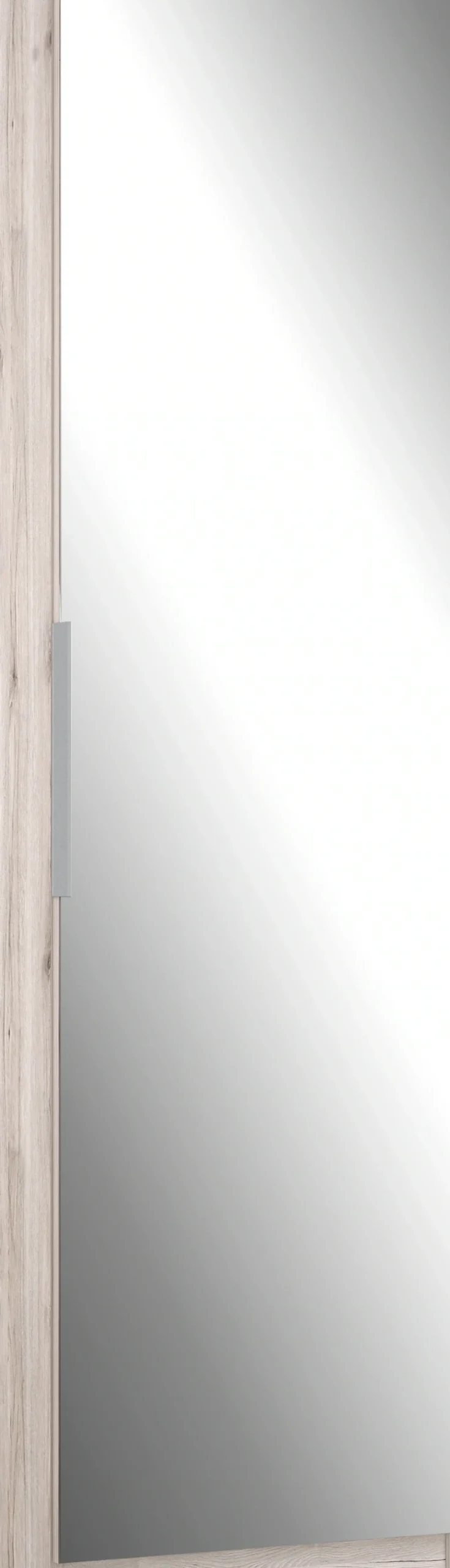 FORTE Schuhschrank »Calma Schuhschrank, Spiegeltüre, 12 Paar Schuhe, Türanschlag wählbar« B/H/T : 50/179,7/20 cm,Schuhschrank mit Spiegeltüre , 180cm hoch, 12 Paar Schuhe