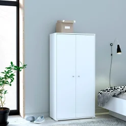FORTE Schuhschrank »Tempra, Mehrzweckschrank, 2 Türen, Einlegeböden, Höhe 149,5,5 cm« Breite 73,7 cm