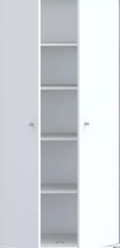 FORTE Schuhschrank »Tempra, Mehrzweckschrank, 2 Türen, Einlegeböden, Höhe 149,5,5 cm« Breite 73,7 cm