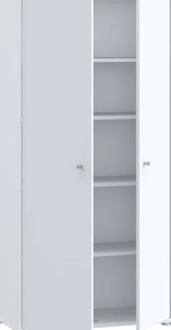FORTE Schuhschrank »Tempra, Mehrzweckschrank, 2 Türen, Einlegeböden, Höhe 149,5,5 cm« Breite 73,7 cm