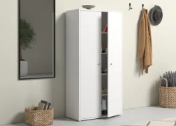 FORTE Schuhschrank »Tempra, Mehrzweckschrank, 2 Türen, Einlegeböden, Höhe 149,5,5 cm« Breite 73,7 cm