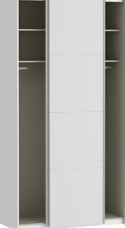 FORTE Schwebetürenschrank »Fittio, Made in Europe, 2 Schiebetüren, modernes Design« Höhe 2,35 mtr, stehende Montage