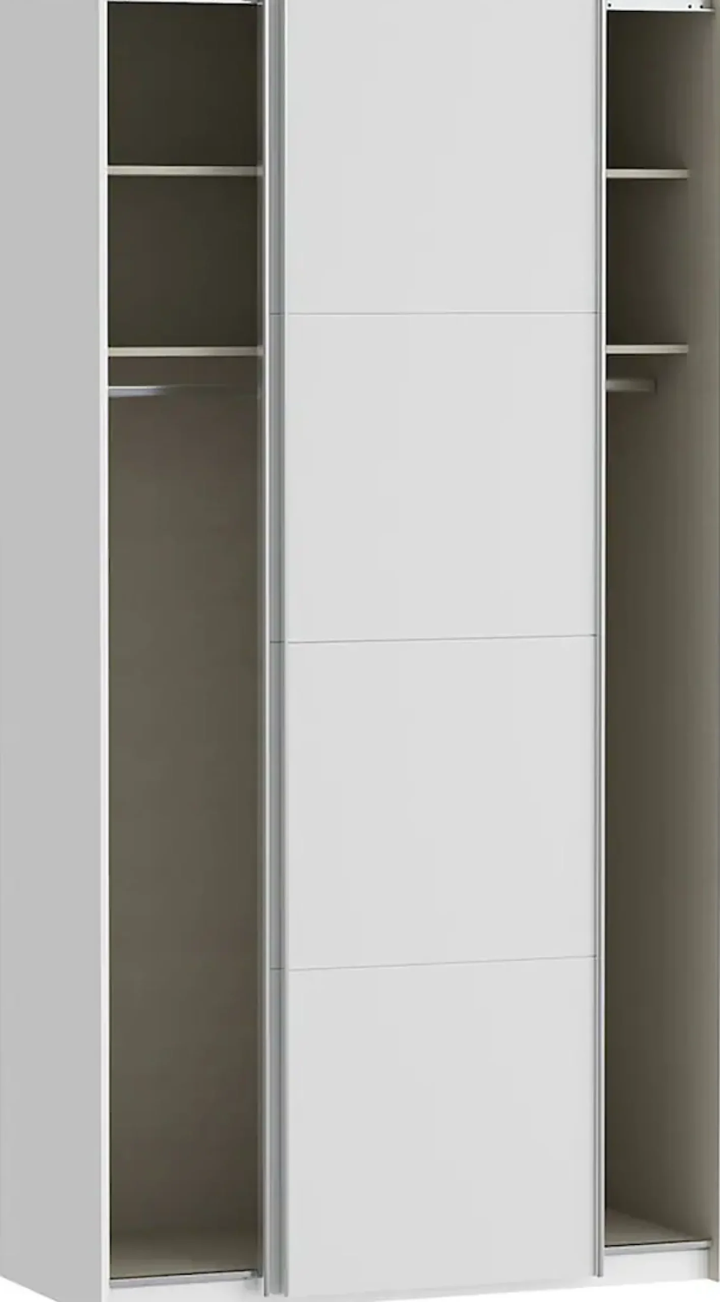 FORTE Schwebetürenschrank »Fittio, Made in Europe, 2 Schiebetüren, modernes Design« Höhe 2,35 mtr, stehende Montage