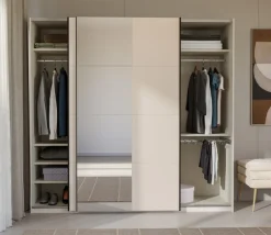 FORTE Schwebetürenschrank »Ingalil« Höhe 2,10 mtr., stehende Montage