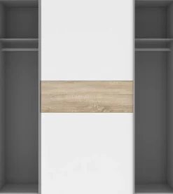 FORTE Schwebetürenschrank »Longline, Made in Europe, 2 Schiebetüren, modernes Design« melaminbeschichtet