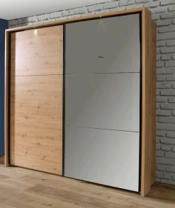 FORTE Schwebetürenschrank »Trondheim« inklusive Beleuchtung