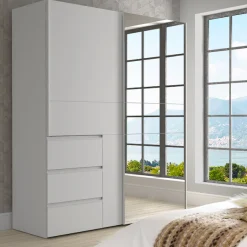 FORTE Schwebetürenschrank »Winn2« mit Spiegel und 3 Schubkästen