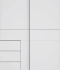FORTE Schwebetürenschrank »Winn, Schiebetürenschrank mit 3 Schubladen, Made in Europe« In 2 Größen erhältlich - B/H/T ca. 170x200,5x61cm und 200x200,5x61cm,verschiedene Größen und Farben, sehr viel Stauraum