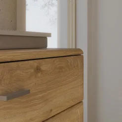 FORTE Sideboard »Akinori« Sideboard, Holzoptik, MDF Front, Metallgriffe, Soft Close, Vollauszug