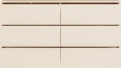 FORTE Sideboard »Alice Springs, Kommode mit 6 Schubkästen, Breite 154,5cm« Schubkästen mit Vollauszug, grifflos,Push to open , Stauraum