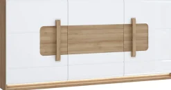 FORTE Sideboard »Attention« 3 Türen, 7 Fächer und integrierter Schubkasten,Sideboard, Beleuchtung, Soft Close, Stauraum, Breite 194,6cm