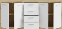 FORTE Sideboard »Baccio« Breite ca. 197 cm, 4 Türen, 4 Schubladen