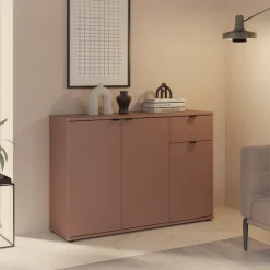 FORTE Sideboard »Ganymede« Sideboard, Stauraum, Schublade; Metallgriffe, 4 Dekore, Breite 119,8cm