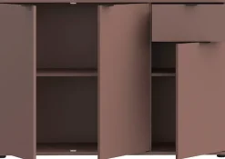 FORTE Sideboard »Ganymede« Sideboard, Stauraum, Schublade; Metallgriffe, 4 Dekore, Breite 119,8cm