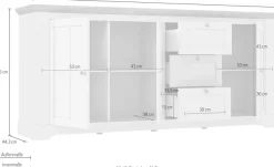 FORTE Sideboard »Iloppa« Breite ca. 204 cm