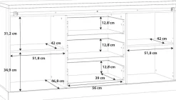 FORTE Sideboard »Kaszimiro«