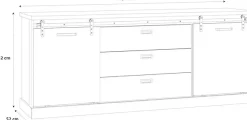 FORTE Sideboard »Kaszimiro«