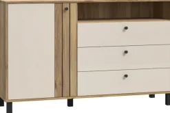 FORTE Sideboard »Killarney« Sideboard, Stauraum, Soft Close, Metallgriffe