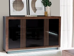 FORTE Sideboard »Savona« Breite 162 cm, inkl. Sockelbeleuchtung