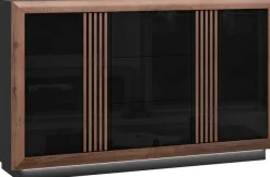 FORTE Sideboard »Savona« Breite 162 cm, inkl. Sockelbeleuchtung