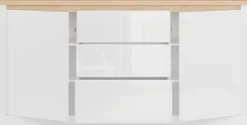FORTE Sideboard »Sideboard 2T/3SK« B/H/T 181,1/89,8/41,6 cm, Front glänzend