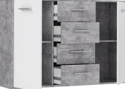FORTE Sideboard »Sideboard, verschiedene Dekore, Schubkästen« B/H/T 122,6/81,7/34,2 cm, Stauraum