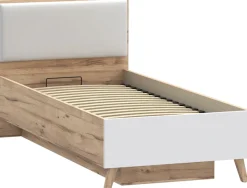 FORTE Stauraumbett »Vankka viel Stauraum, skandinavisches Design, Made in Europe« aufklappbarer Lattenrost, weitere Produkte zur Serie erhältlich