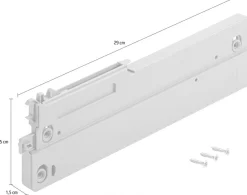 FORTE Türdämpfer Türstopper Set, Dämpfung, robustes Material, einfache Montage