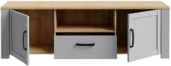FORTE TV-Board »Bohol TV-Schrank, Stauraum, 2 farbiges Dekor, landhaus« B/H/T 166,1/51,8/42cm, 2 Türen, 1 SK