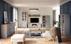 FORTE TV-Board »Bohol TV-Schrank, Stauraum, 2 farbiges Dekor, landhaus« B/H/T 166,1/51,8/42cm, 2 Türen, 1 SK