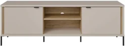 FORTE TV-Board »Forte Seravel TV Schrank 160, Elegantes Lowboard, Beleuchtung optional« B/H/T 158,8/52/41,5 offener Stauraum