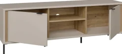 FORTE TV-Board »Forte Seravel TV Schrank 160, Elegantes Lowboard, Beleuchtung optional« B/H/T 158,8/52/41,5 offener Stauraum