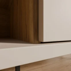 FORTE TV-Board »Forte Seravel TV Schrank 160, Elegantes Lowboard, Beleuchtung optional« B/H/T 158,8/52/41,5 offener Stauraum