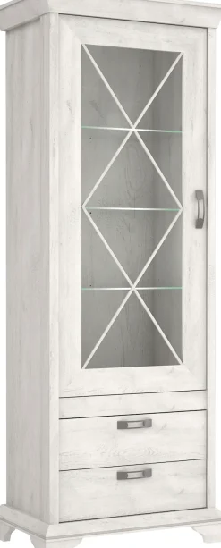 FORTE Vitrine »Kashmir« Breite 78 cm, inkl. LED Beleuchtung
