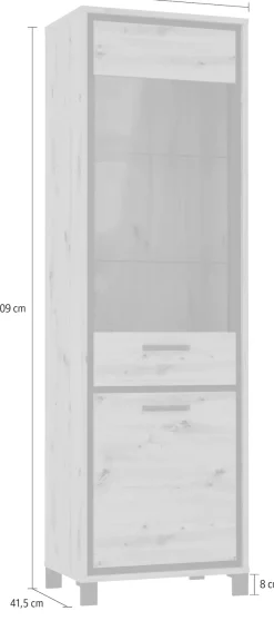 FORTE Vitrine »Trondheim« Höhe 209 cm