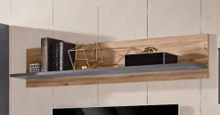 FORTE Wandboard »Como« Wandregal, zweifarbig ,klare Linien, einfache Montage