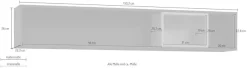 FORTE Wandboard »High Rock« Breite 150 cm