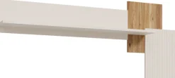 FORTE Wandboard »Oak Squere Wandboard« B/H/T 187,4/77,6/21,9 cm Beleuchtung, einfache Montage