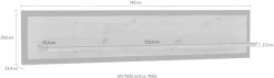 FORTE Wandregal »Trondheim« Breite 140 cm
