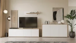 FORTE Wandregal »Wandpaneel« B/H/T 44,9/120/3 cm,Wandverkleidung, Innendekoration, Höhe 120cm, einfache Montage
