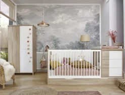 Galipette Babymöbel-Set »Sasha« 6 Stk. tlg. bestehend aus Schrank, Bett, Regal, Kommode, Schreibtisch & Ablage