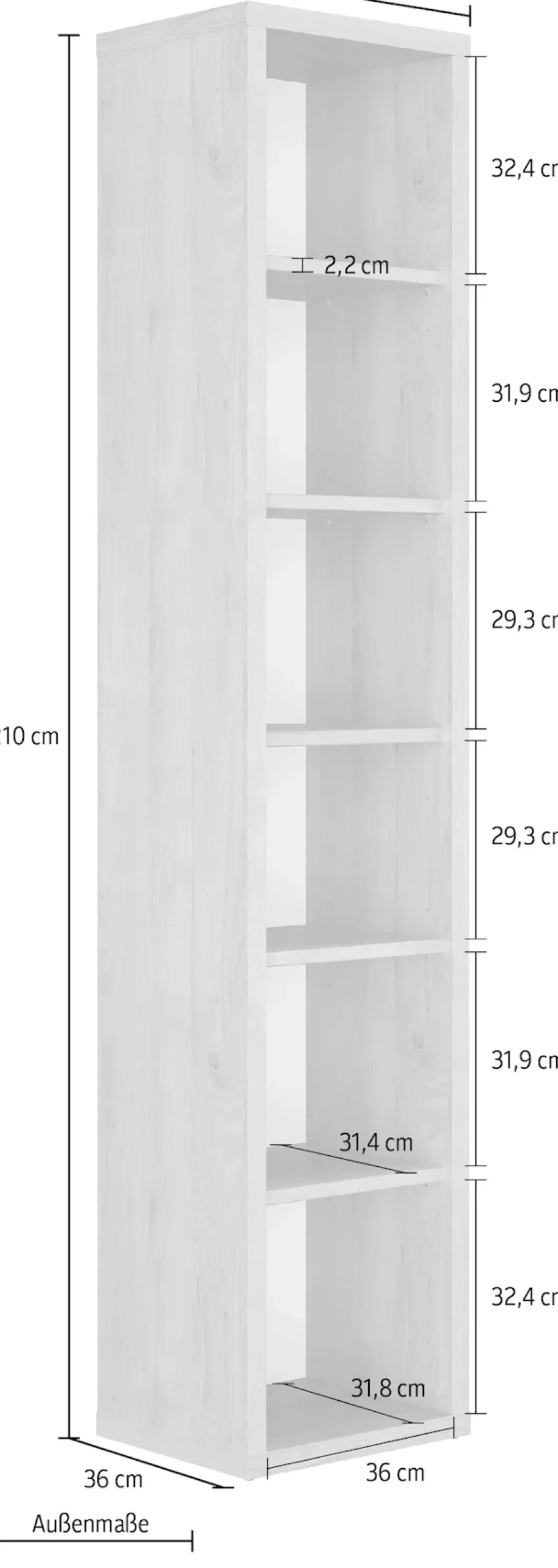 Gami Aktenregal »Elio« 1 Stk. tlg. Kollektion in edles Design