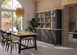 Gami Buffet »Sequoia« 1 Stk. tlg. Wohnzimmer-Programm in Landhaus- und Industrial-Dekor