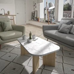 Gami Couchtisch »Quartz« Couchtisch mit Marmor-optik Tischeplatte