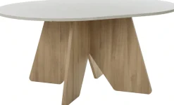 Gami Esstisch »GALEO« Runder Tisch mit 1 Ausziehplatte
