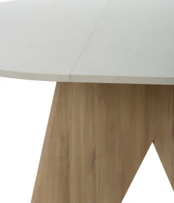 Gami Esstisch »GALEO« Runder Tisch mit 1 Ausziehplatte
