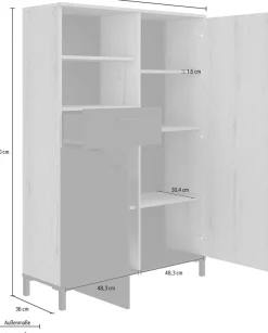 Gami Highboard »Trust« mit einer Schublade