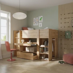 Gami Hochbett »GABIN« Hochbett All-in-One