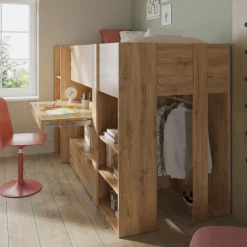 Gami Hochbett »GABIN« Hochbett All-in-One